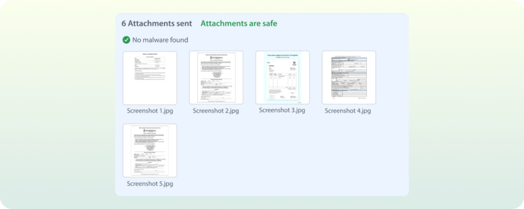 Malware Scanner for Attachments
